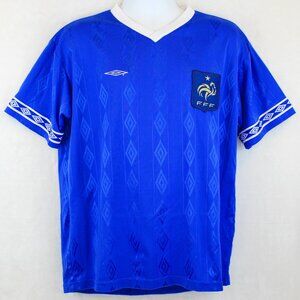 Umbro France National Football Soccer Jersey (L)